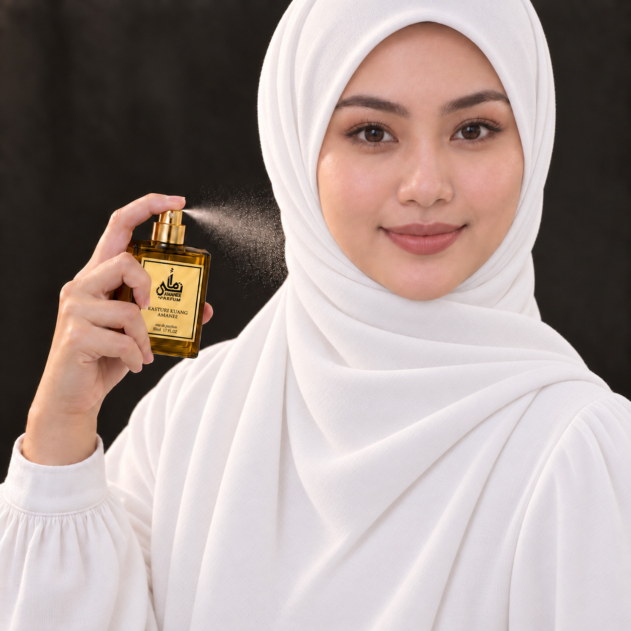 Cara sapu Kasturi Kijang di depan dada