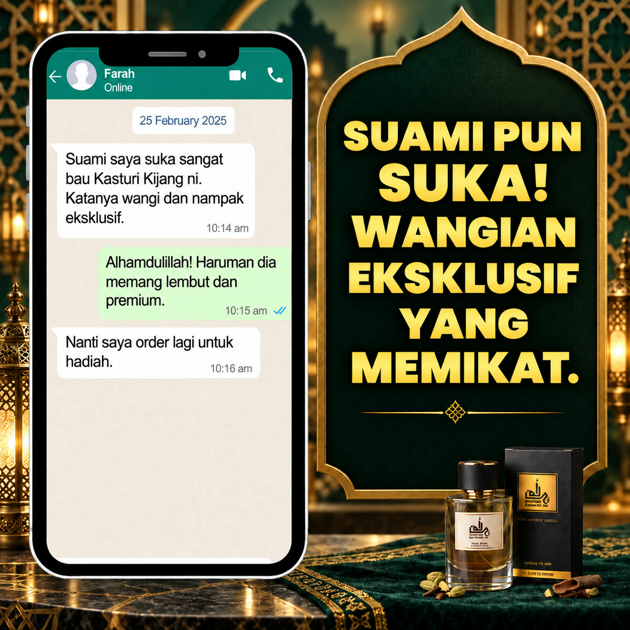 Gambar testimoni WhatsApp Kasturi Kijang 2