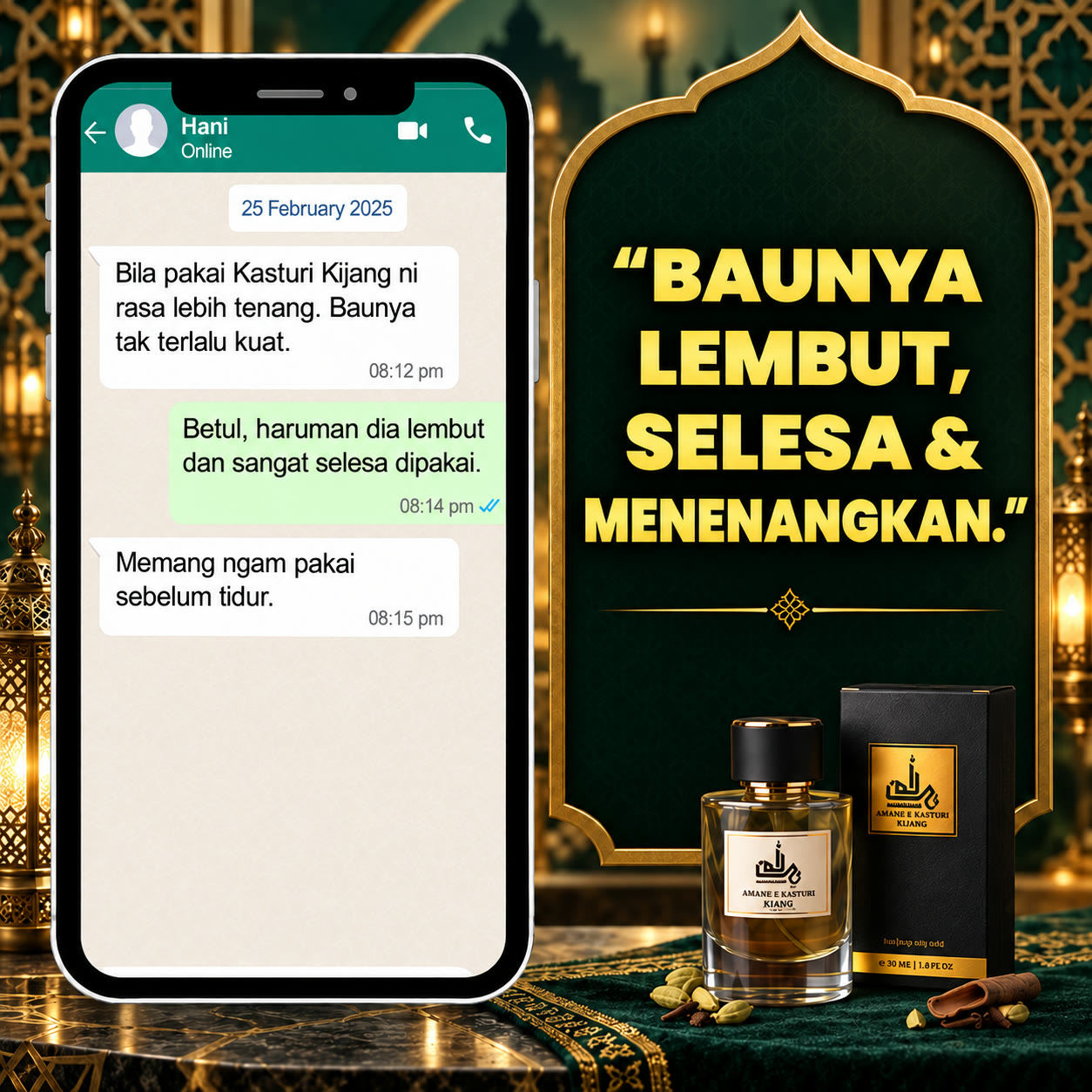 Gambar testimoni WhatsApp Kasturi Kijang 4